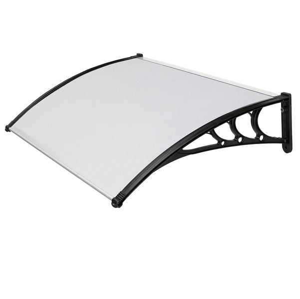 Pensilina modulare - 120 x 80 cm - policarbonato compatto - satinato opalino - X-Robust