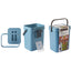 Pattumiera Gino - per rifiuti organici - 5 L - azzurro - Perfetto
