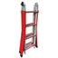 Scala telescopica Everest - 4+4 gradini - acciaio - X-Robust