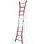 Scala telescopica Everest - 4+4 gradini - acciaio - X-Robust