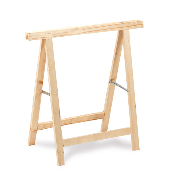 Cavalletto - 74 x 38 x 75 cm - 100 kg - legno - X-Robust