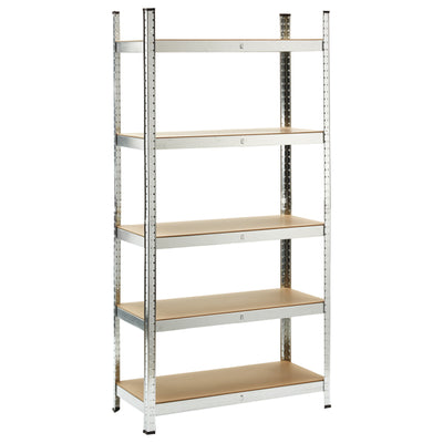 Scaffale - 5 ripiani - 180 x 40 x 90cm - metallo/MDF - X-Robust