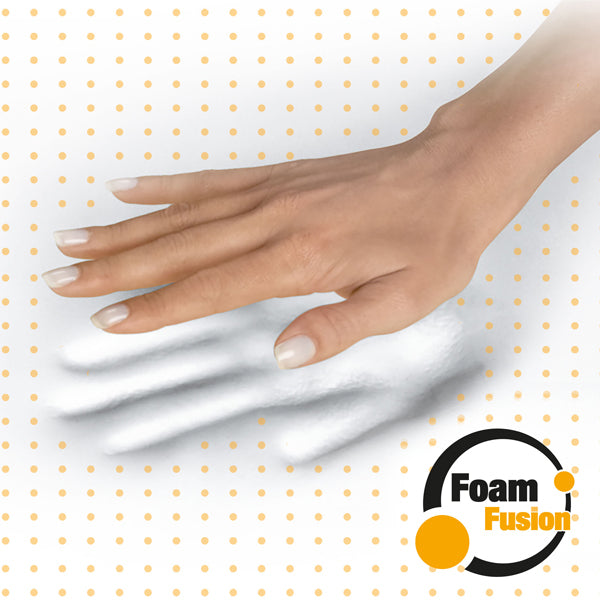 Mousepad con poggiapolsi in FoamFusion Microban PlusTouch - nero - Fellowes