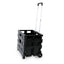 Carrello pieghevole con cassa in plastica - portata max 25 kg - X-Robust