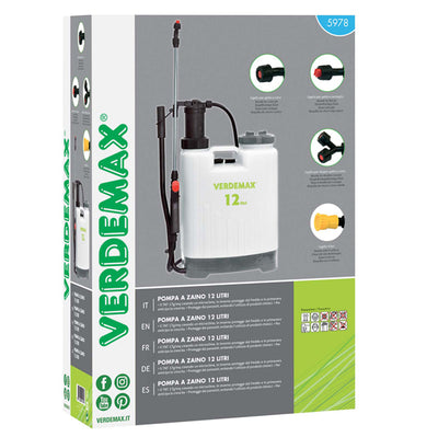 Pompa a zaino meccanica - 12 L - Verdemax