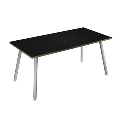 Scrivania Skinny Metal - 160 x 80 x H 74,4 cm - bianco / nero venato