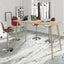 Tavolo alto Woody - 80 x 80 x 105 cm - rovere/bianco