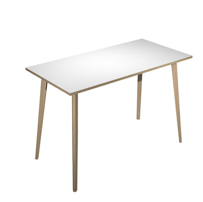 Tavolo alto Woody - 160 x 80 x 105 cm - rovere/bianco