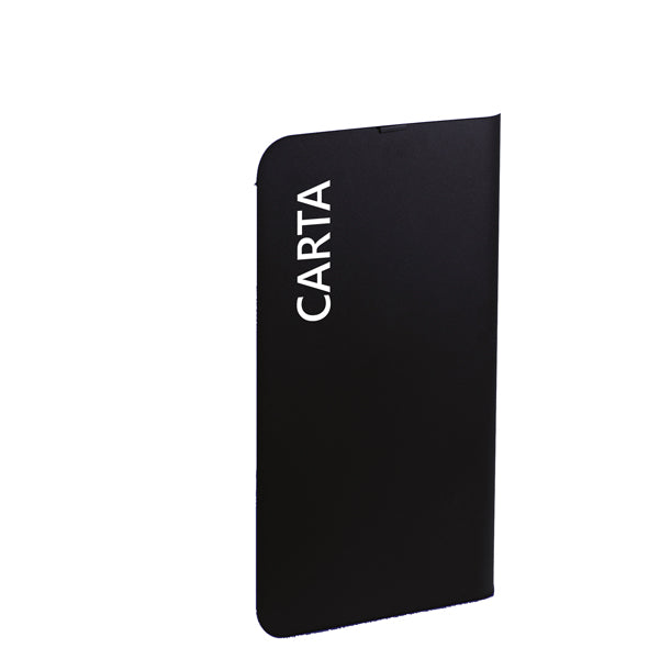 Etichetta adesiva raccolta differenziata - con stampa "CARTA" - 4,5 x 18 cm - vinile - bianco opaco - Medial