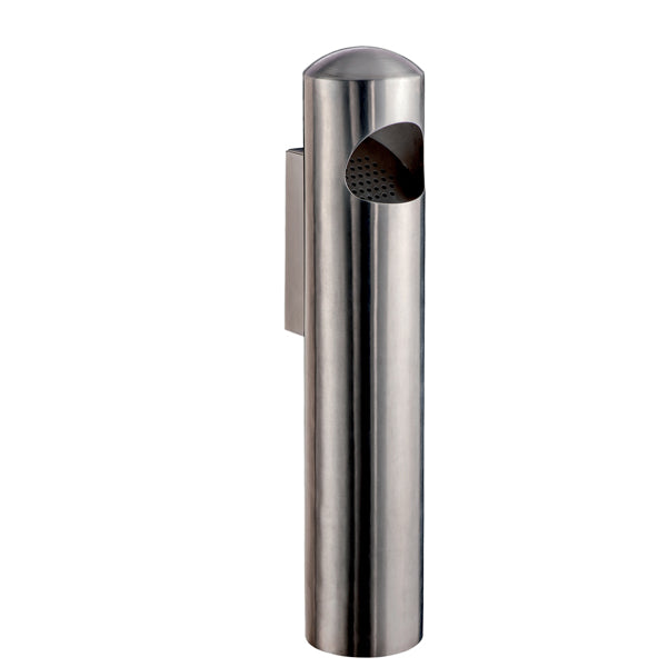 Posacenere murale Birkin - acciaio inox satinato - Medial