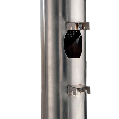 Posacenere murale Birkin - acciaio inox satinato - Medial