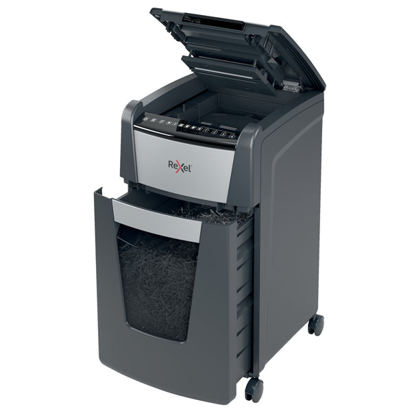 Distruggidocumenti Optimum AutoFeed+ 300M - a micro frammenti - Rexel