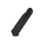 Vista manico micarta nera coltello QSP Mamba V2 con clip