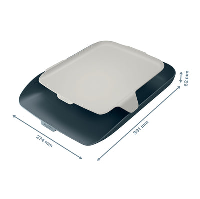 Vaschetta portacorrispondenza - con vassoio organizer Cosy - grigio - Leitz
