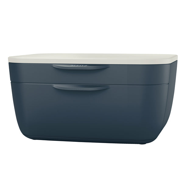 Cassettiera Cosy - 2 scomparti - grigio - Leitz