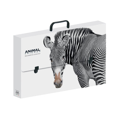 Valigetta polionda Animal Friends - 28 x 38 cm - dorso 5 cm - fantasie assortite - Colorosa