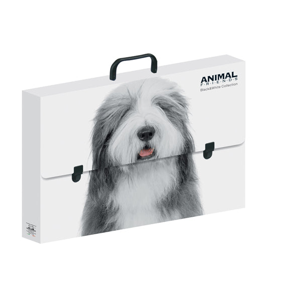 Valigetta polionda Animal Friends - 28 x 38 cm - dorso 5 cm - fantasie assortite - Colorosa