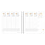 Agenda settimanale Time&Life 2026 - 16 x 16 cm - blu metal - Quo Vadis