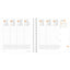 Agenda settimanale Time&Life 2027 - 16 x 16 cm - nero - Quo Vadis