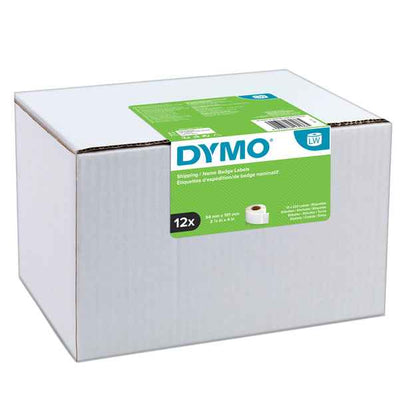 Rotolo 220 etichette LW S0722420 - 54 x 101 mm - carta - spedizione/badge - bianco - Dymo - value pack 12 pezzi