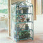 Serra Azalea - 4 ripiani - 70 x 50 x 158 cm - acciaio verniciato/PVC - verde/trasparente - Verdemax