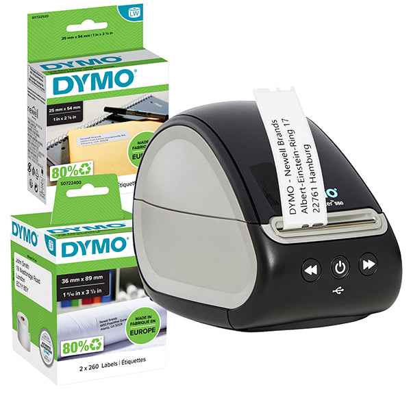 Bundle Dymo Etichettatrice LW500 - 1 rotolo etichette S0722520(48386) - 1 ETICHETTE S0722400(27797)
