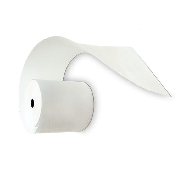 Rotolo per POS e carta di credito - 57 mm x 20 m - 48 gr - diametro esterno 40 mm - anima 12 mm - carta termica BPA free - Rotolificio Pugliese - blister 10 pezzi
