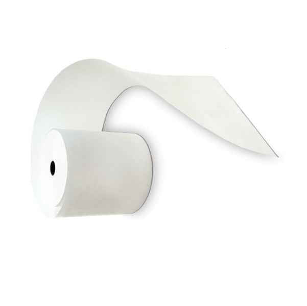 Rotolo per calcolatrice - 74 mm x 35 m - 60 gr - diametro esterno 60 mm - anima 12 mm - bianca - Rotolificio Pugliese - blister 10 pezzi