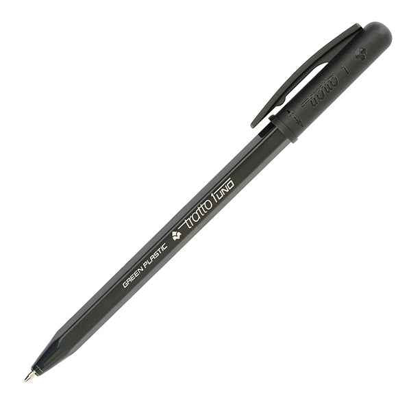 Penna sfera Tratto Uno Green - punta media 1 mm - nero - Tratto - conf. 50 pezzi