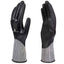 Guanti antitaglio Venicut D04 - maglia deltanocut - palmo in doppio nitrile - taglia 10 - nero - Deltaplus