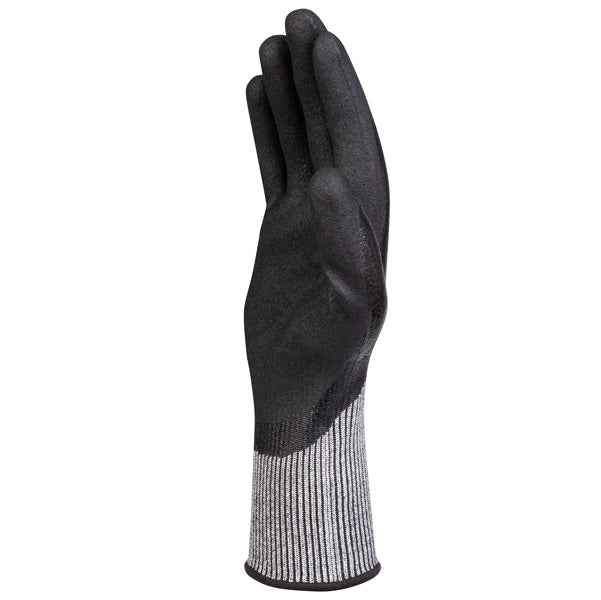 Guanti antitaglio Venicut D04 - maglia deltanocut - palmo in doppio nitrile - taglia 10 - nero - Deltaplus