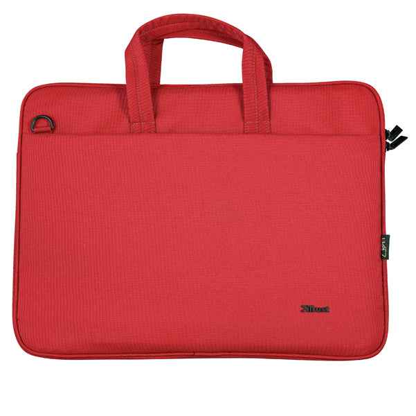 Borsa per notebook - Bologna - ecocompatibile - da 16" - rosso - Trust