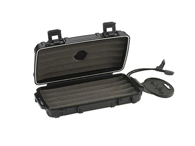 Cigar Caddy UMIDIFICATORE DA VIAGGIO 5 SIGARI  BLACK