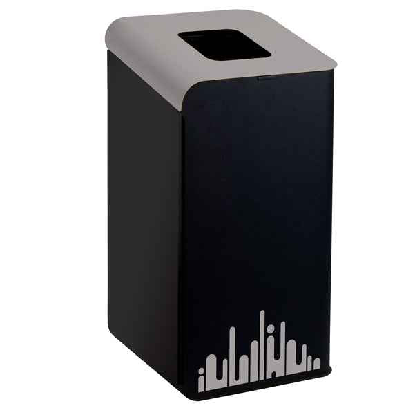 Gettacarte Rubik Evo - per raccolta differenziata - 80 L - grigio - Medial