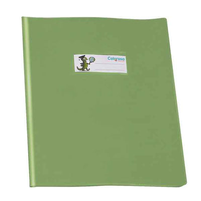Coprimaxi GreenLine - 21 x 30 cm - PVC - 220 mic - c/alette - lucido - verde chiaro - Colorosa
