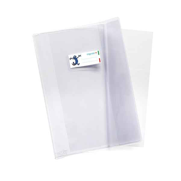 Coprimaxi Supercristallo - 21 x 30 cm - PVC - 200 mic - c/alette - neutro trasparente - Colorosa