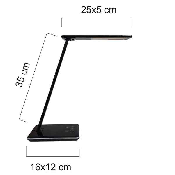 Lampada Linka - a led - 6,4 W - nero - Unilux