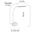 Lampada Nelly - a led - 7,8 W - bianco - Unilux