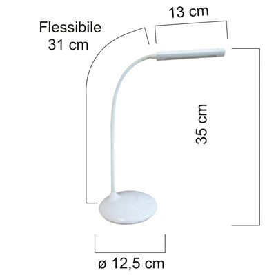 Lampada Nelly - a led - 7,8 W - bianco - Unilux