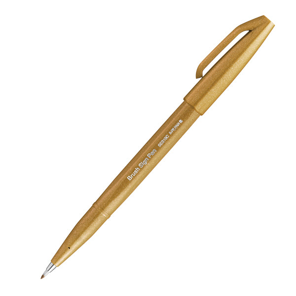 Pennarello Brush Sign Pen - colori assortiti - Pentel - conf. 12 pezzi