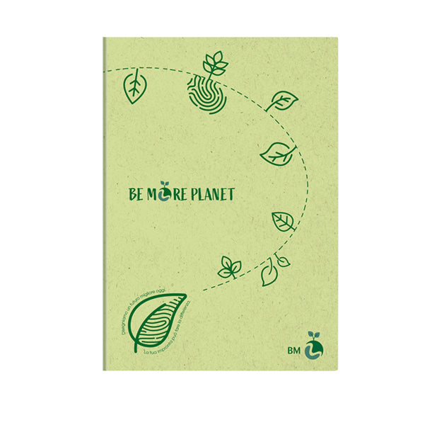 Maxiquaderno Be More Planet - A4 - 1 rigo - 38 fogli - 80gr - BM