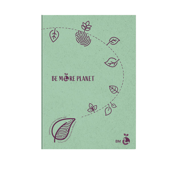 Maxiquaderno Be More Planet - A4 - 1 rigo - 38 fogli - 80gr - BM
