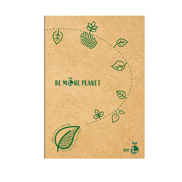 Maxiquaderno Be More Planet - A4 - 5 mm c/margine - 38 fogli - 80gr - BM