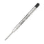 Refill sfera QuinkFlow - punta media - metallo - nero - Parker - blister 3 pezzi