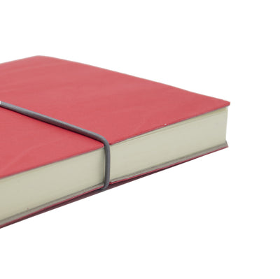 Taccuino Evo Ciak - 9 x 13 cm - fogli bianchi - copertina rosso corallo - In Tempo