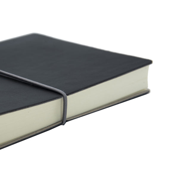 Taccuino Evo Ciak - 9 x 13 cm - fogli bianchi - copertina nero - In Tempo