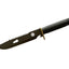 Survival Black Blade 20 cm con lente ingrandimento lama stainless dorso sega bussola fodero cuoio camo