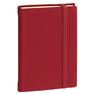 Agenda giornaliera - Daily 21 Prestige 2027 - 13 x 21 cm - copertina Silk - bordeaux - Quo Vadis