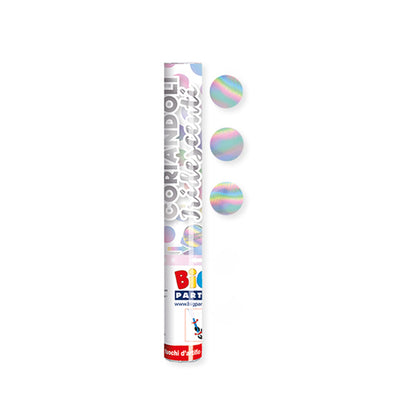 Sparacoriandoli Cannon - colori assortiti - metal iridescente - gittata 8 mt - Big Party