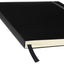 Taccuino Ispira - con elastico - copertina rigida - A5 - 96 fogli - righe - nero - Fabriano